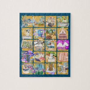 Avid Bibliophile Jigsaw Puzzle