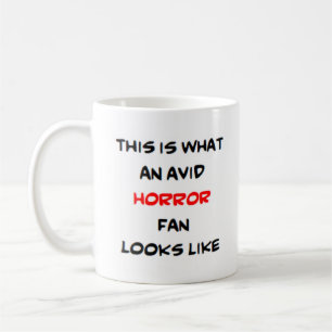 avid horror fan coffee mug