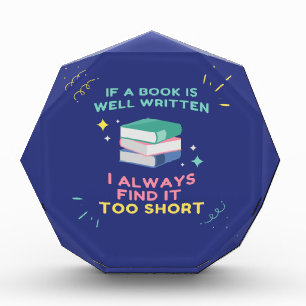 Avid Reader I - Jane Austen Quote Photo Block