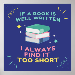 Avid Reader I - Jane Austen Quote Poster