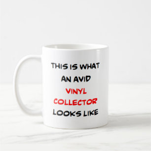 avid vinyl collector coffee mug