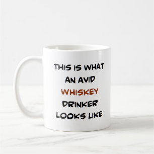avid whiskey drinker coffee mug