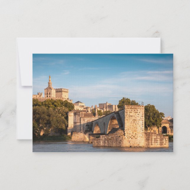 Avignon Bridge France Card (Front)