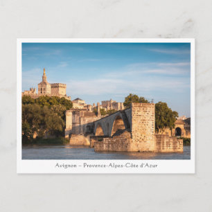 Avignon Bridge France Postcard