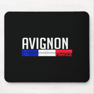 Avignon France Flag Travel Souvenir For Locals And Mouse Mat