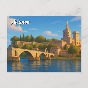 Avignon France Palais des Papes Postcard