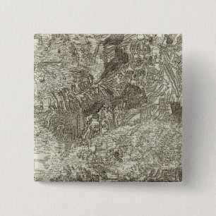 Avignon, Orange 15 Cm Square Badge