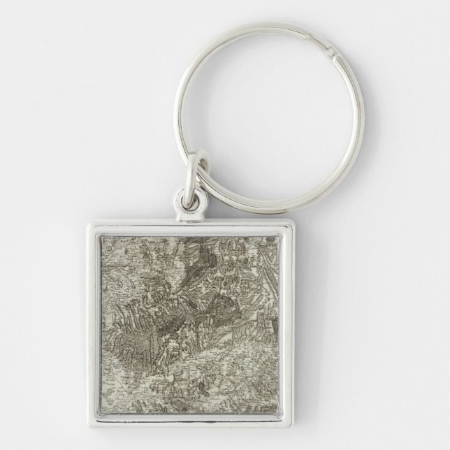 Avignon, Orange Key Ring (Front)