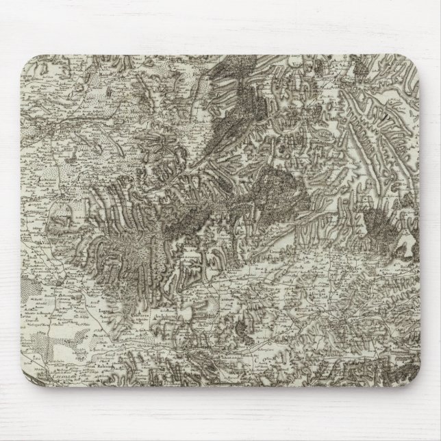 Avignon, Orange Mouse Mat (Front)