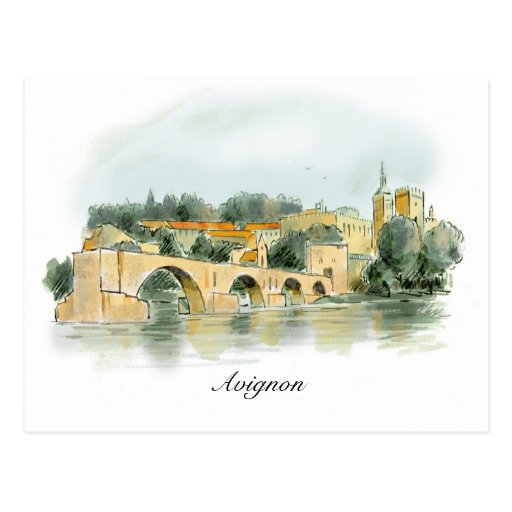 Image of Avignon post card