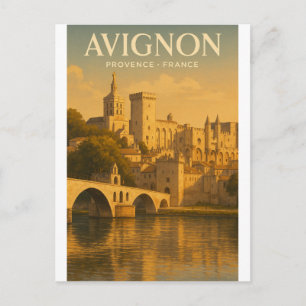 Avignon Provence France travel Postcard