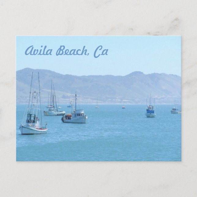 Avila Beach, Ca Postcard (Front)