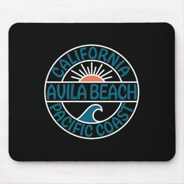 Avila Beach California Front And Back  Mouse Mat (Front)