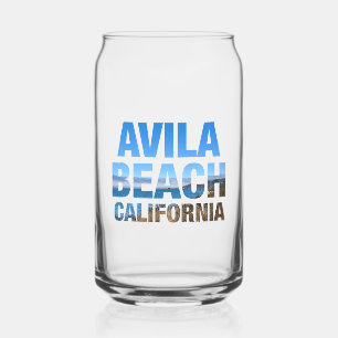 Avila Beach California Vacation Can Glass