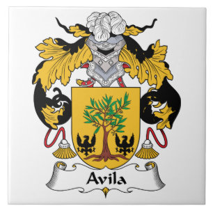 Avila Family Crest Tile