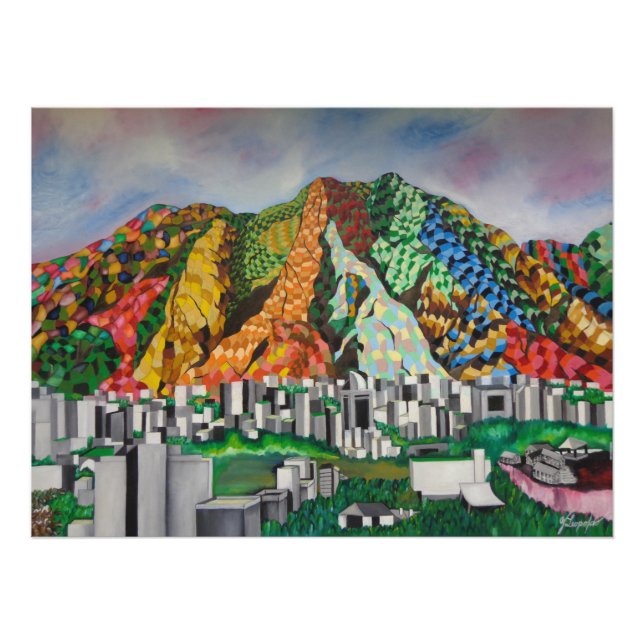 AVILA MELANGE CARACAS CITY PHOTO PRINT (Front)