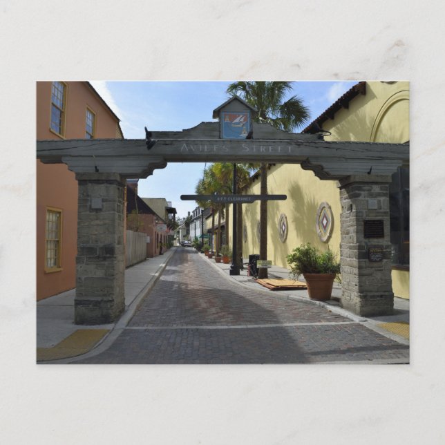 Aviles Street Postcard (Front)