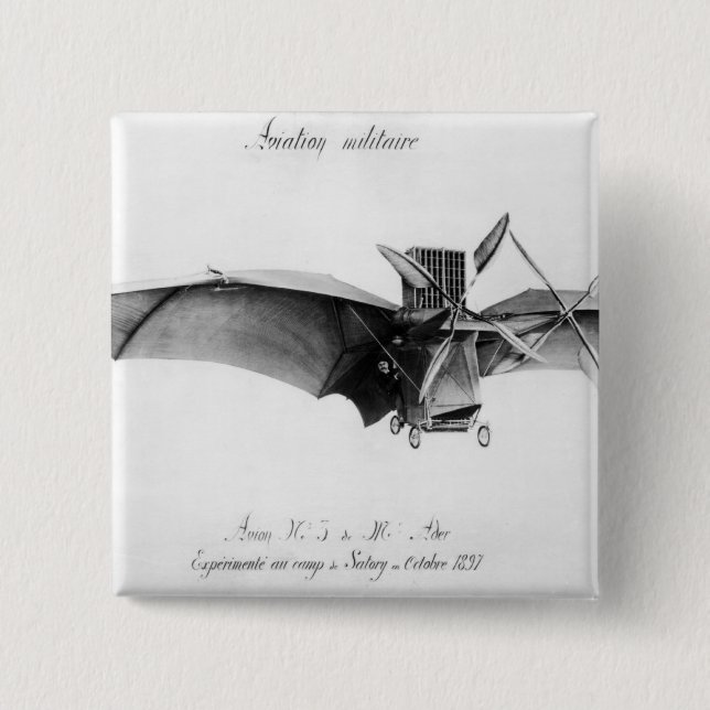 Avion III, 'The Bat' 15 Cm Square Badge (Front)