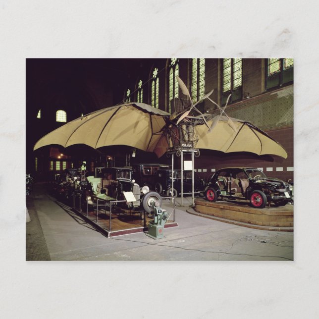 Avion III, The Bat, 1897 Postcard (Front)