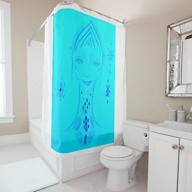 Avion Shower Curtain (In Situ)