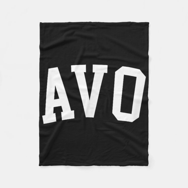 Avo _1  fleece blanket (Front)