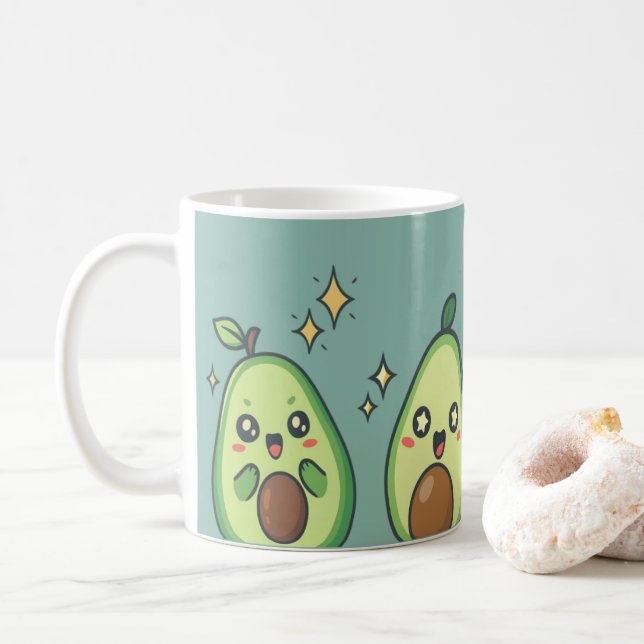 Avo-cado  coffee mug (With Donut)