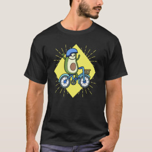 Avo Cardio heart fitness sport Cyclist vegan veget T-Shirt