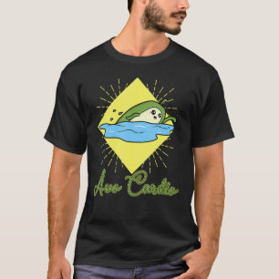 Avo Cardio heart fitness sport swimming vegan vege T-Shirt