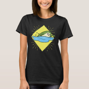 Avo Cardio heart fitness sport swimming vegan vege T-Shirt