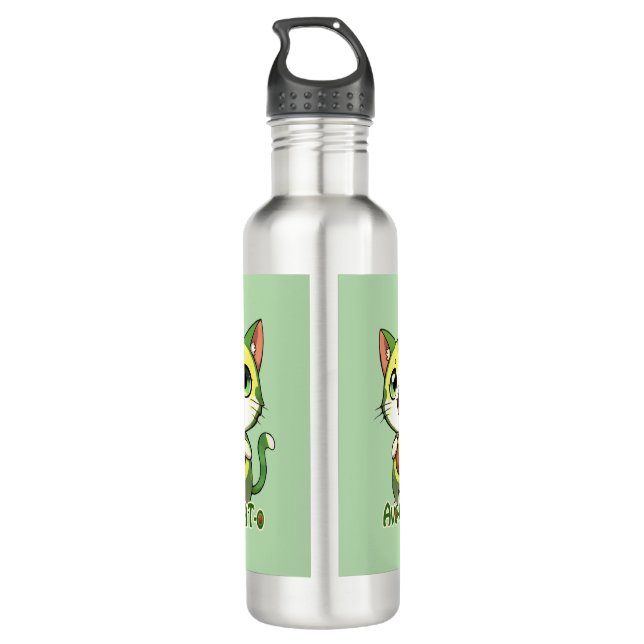 Avo-CAT-o 710 Ml Water Bottle (Back)