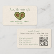 Avo & Friends | Avocado Logo Healthy Food  -