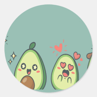 Avo Good Day Classic Round Sticker