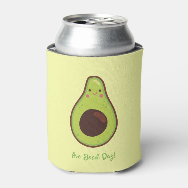 Avo Good Day Happy Avocado  Can Cooler (Can Front)