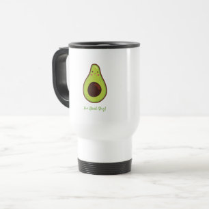 Avo Good Day Happy Avocado  Travel Mug