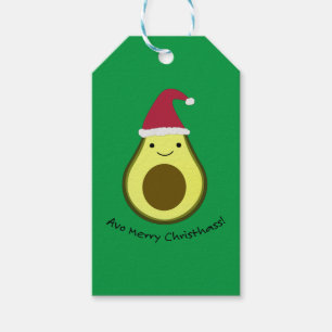Avo Merry Christhass Avocado Gift Tags