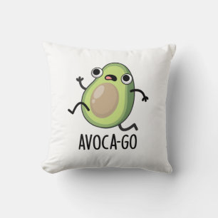 Avoca-go Funny Avocado Pun Cushion
