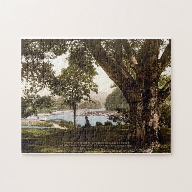 Avoca Wicklow Ireland, Thomas Moore poem Jigsaw Puzzle (Horizontal)