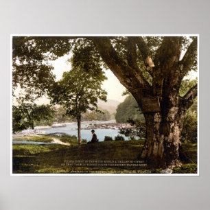 Avoca  Wicklow, Meeting of Waters poem Ireland Poster