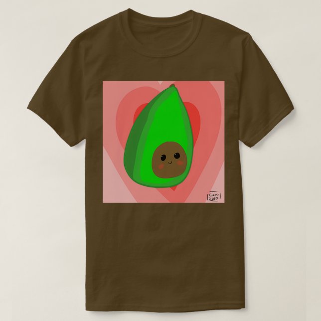 avocadbro avocado love T-Shirt (Design Front)