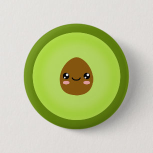 Avocado 6 Cm Round Badge