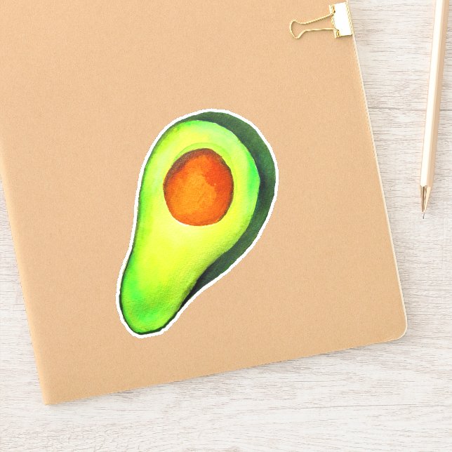 Avocado addict green cute art (Notebook)