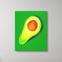 Avocado addict green cute art