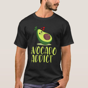 Avocado Addict Guacamole Fruits Vegetables Broccol T-Shirt