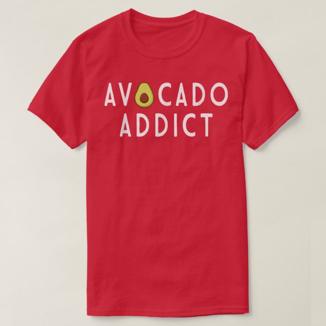 Avocado Addict Holy Guacamole Lover World Vegan Ve T-Shirt (Design Front)