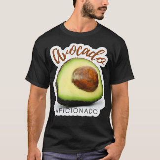 Avocado Aficionado Funny Vegan and Vegetarian Meme T-Shirt