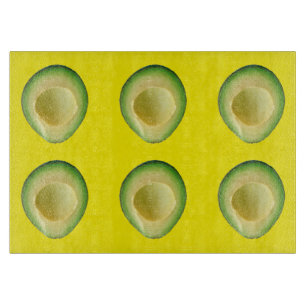 Avocado Amore Yellow 4Donatella Cutting Board