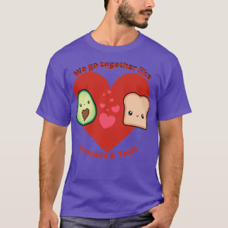 Avocado amp Toast Valentines Anniversary T-Shirt