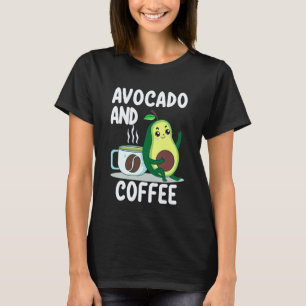 Avocado and Coffee Lover Keto Vegan Vegetarian Avo T-Shirt