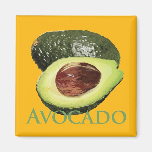 Avocado and Half Magnet (Front)