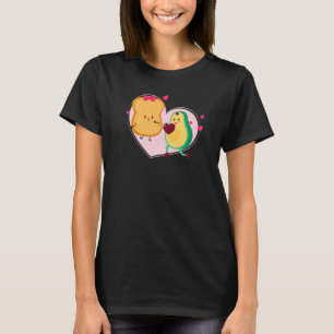Avocado and Toast Cute Avocado   Vegan Food T-Shirt